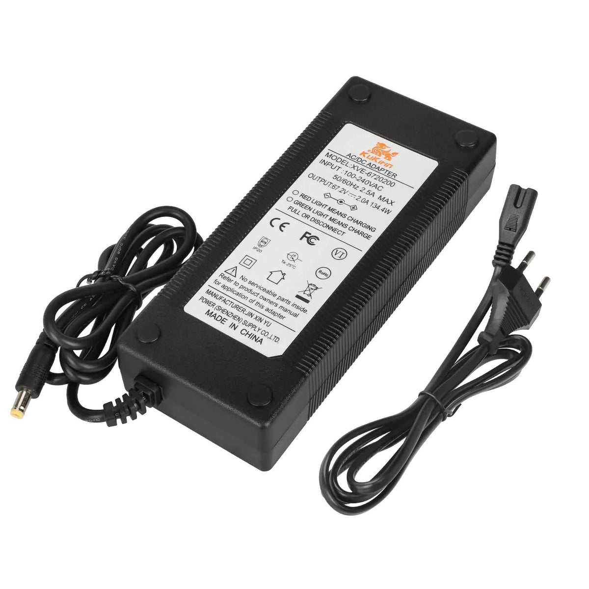 Įkroviklis 67.2V 2.0A DC2.1 | KuKirin G4