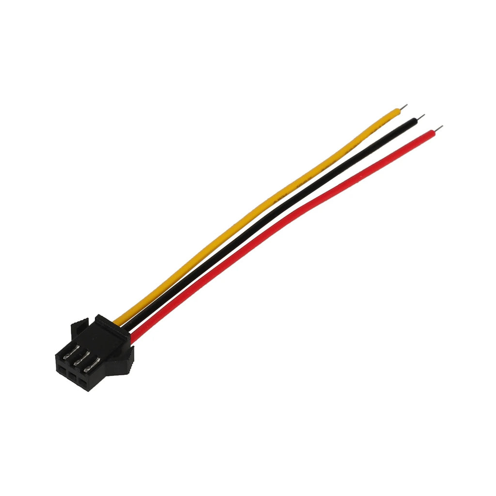 JST SM 3-Pin vyriška jungtis su laidu, 10 cm