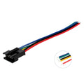 JST SM 5-Pin Moteriška Jungtis su Laidu (10cm)