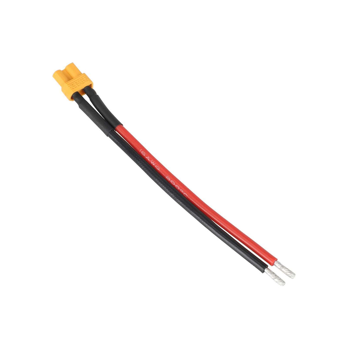 XT30 Jungtis Lizdas su 10cm Kabeliu (14 AWG)