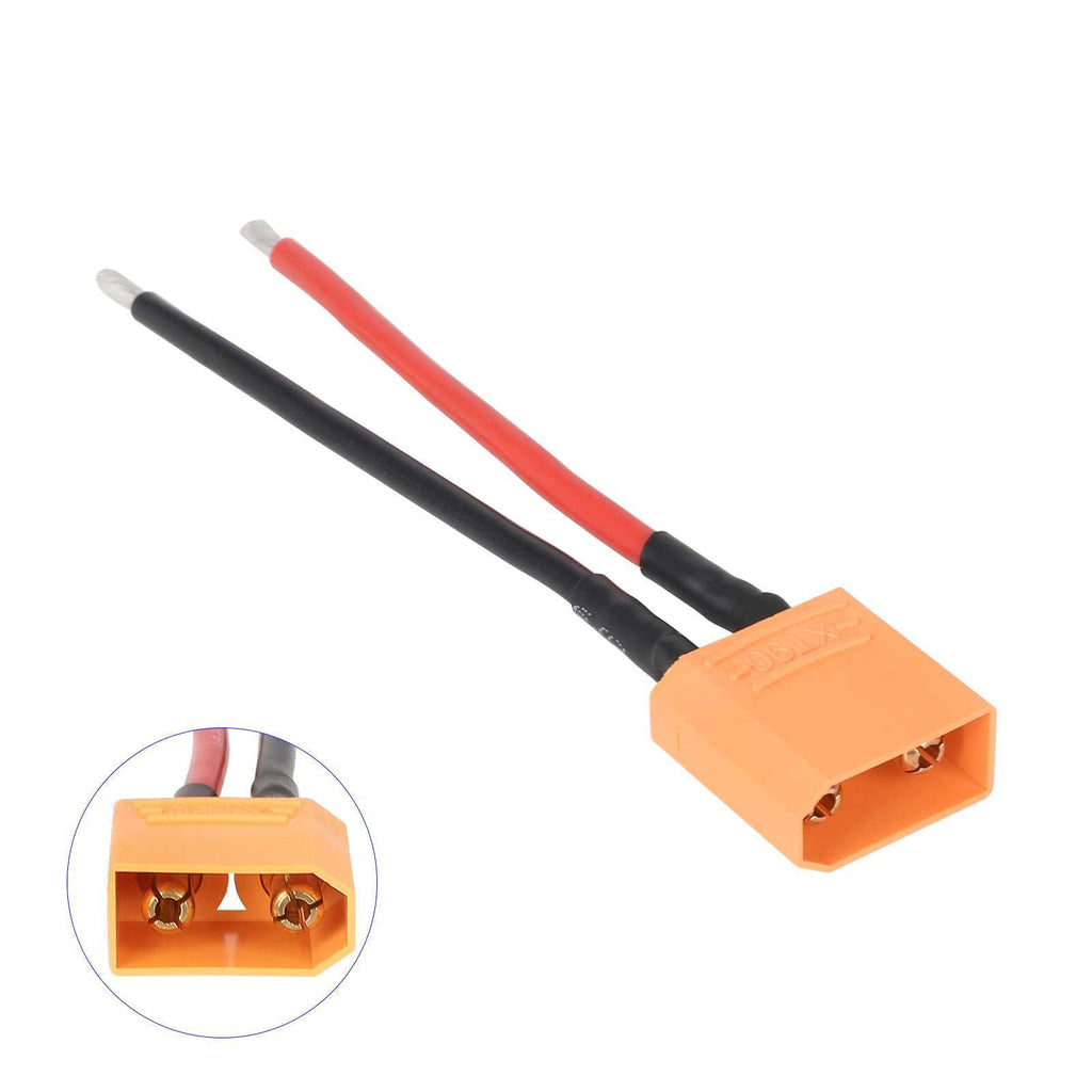 XT90 Jungtis Lizdas su 10cm Kabeliu (14 AWG)