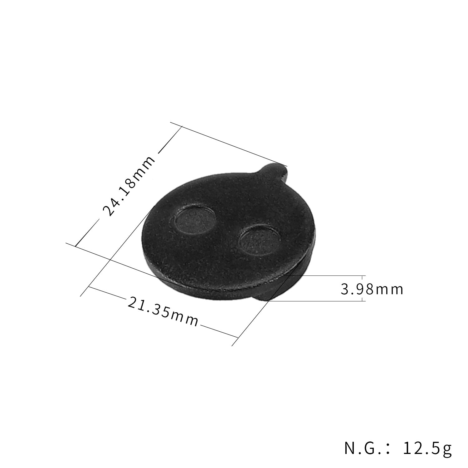 Pusiau metalinės (semi-metallic) stabdžių kaladėlės VSETT / ZERO / Kugoo / Segway Ninebot paspirtukams