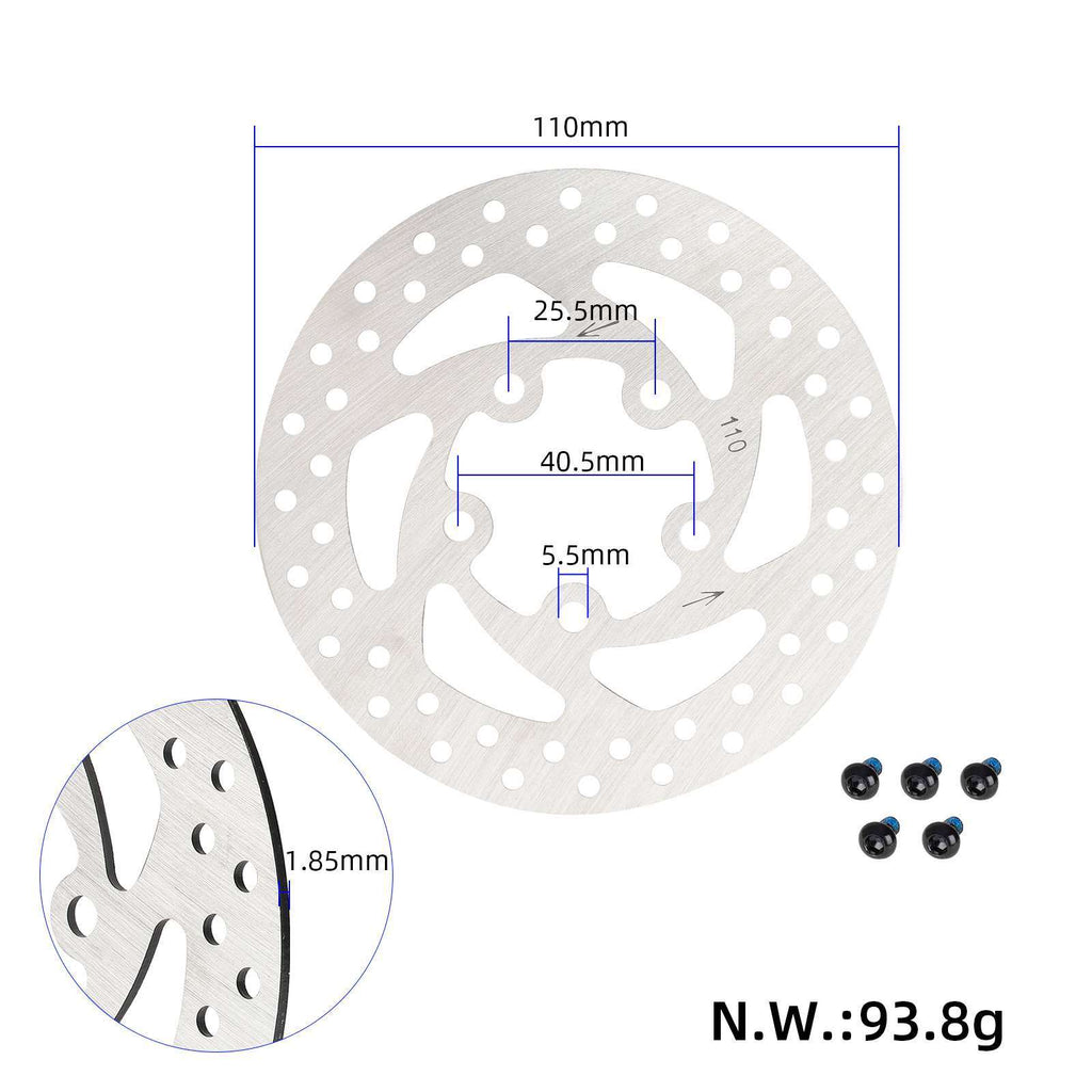 110 mm stabdžių diskas, suderinamas su Xiaomi M365 / Essential / 1S