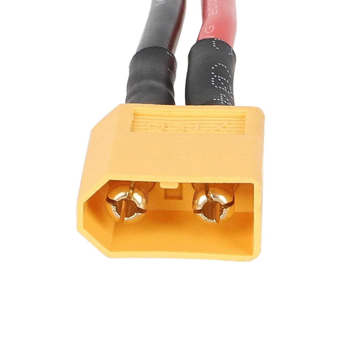 XT60 Jungtis su 10cm Kabeliu (14 AWG)