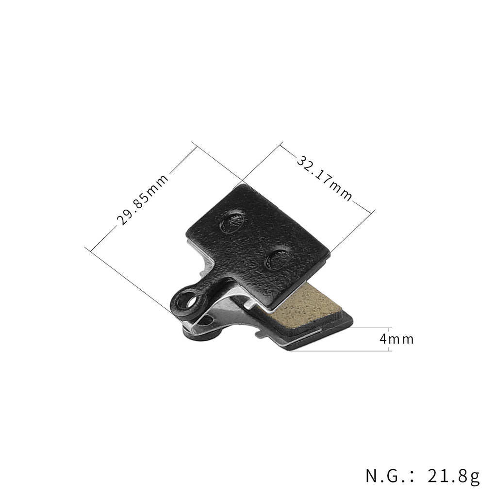 Pusiau metalinės (semi-metallic) stabdžių kaladėlės – suderinama su Shimano Deore / SLX / XT / XTR / Alfine