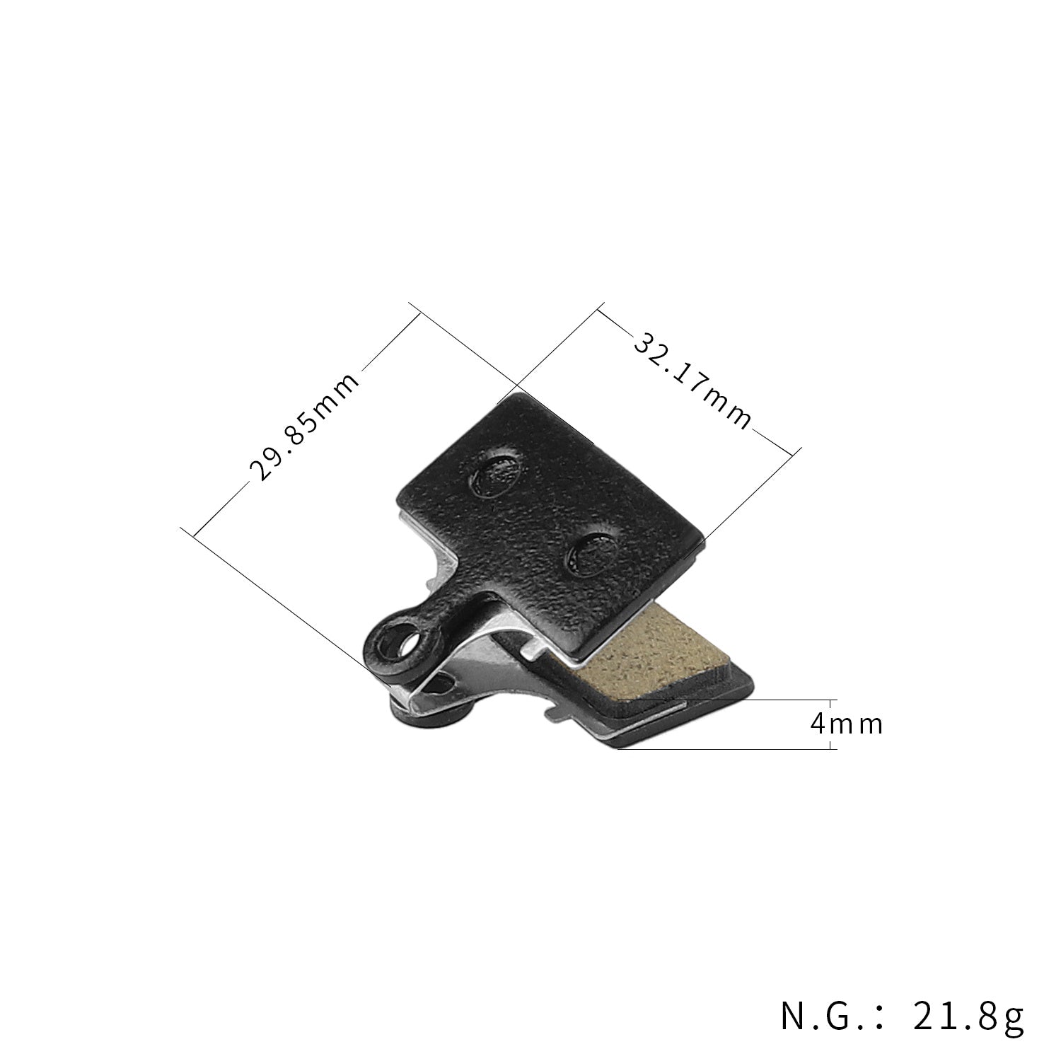Pusiau metalinės (semi-metallic) stabdžių kaladėlės – suderinama su Shimano Deore / SLX / XT / XTR / Alfine
