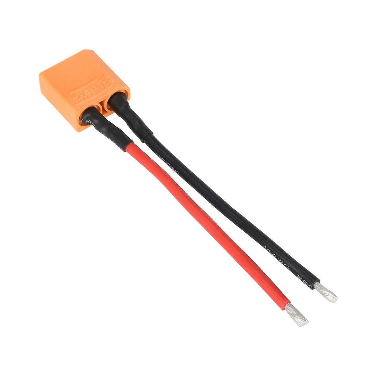 XT90 Jungtis Lizdas su 10cm Kabeliu (14 AWG)