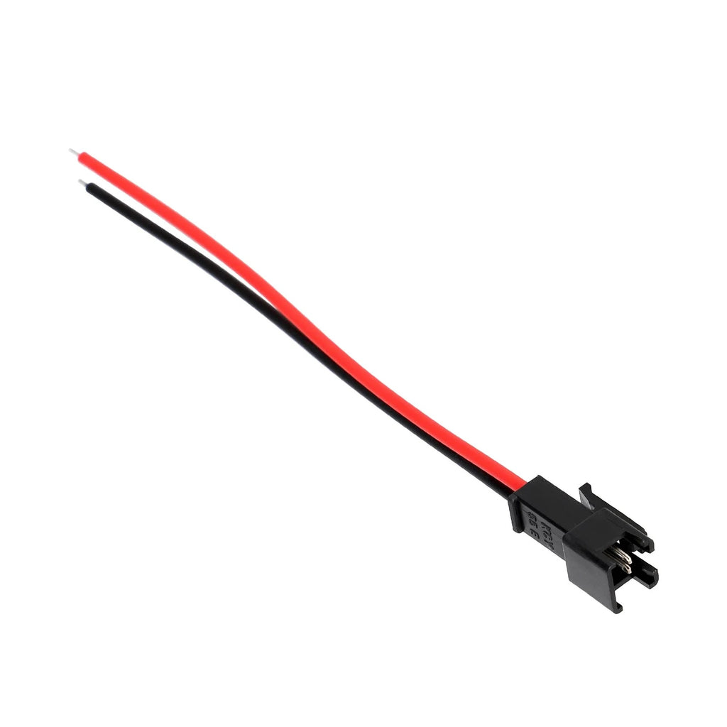 JST SM 2-Pin moteriška jungtis su laidu, 10 cm