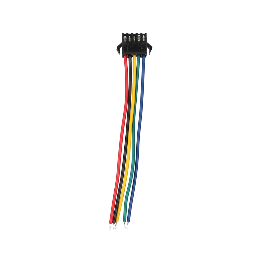 JST SM 5-Pin Vyriška Jungtis su Laidu (10cm)