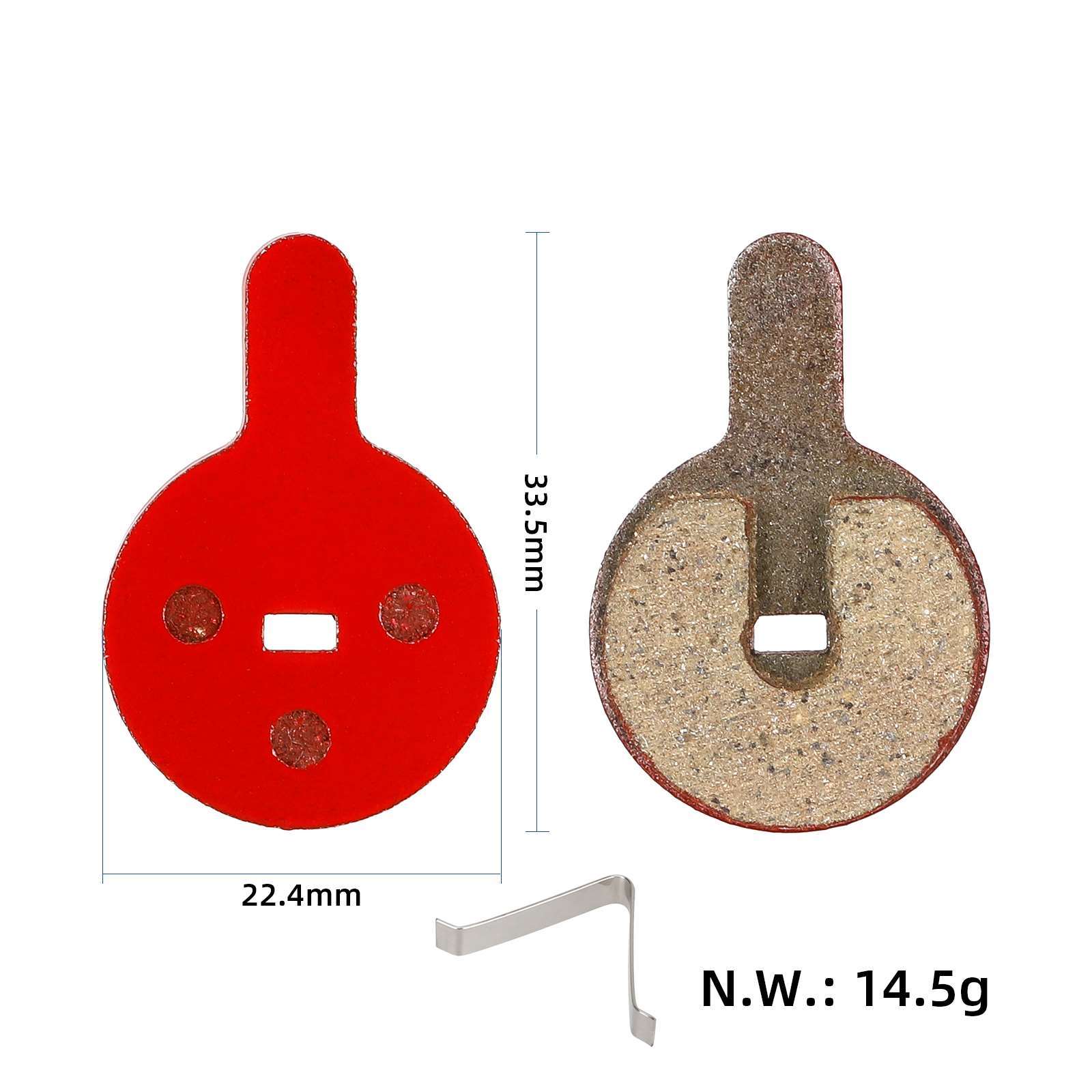 Metalinės stabdžių kaladėlės, suderinamos su KuKirin G2 Pro / G2 Max / Bird X1 / X2 / X2 Pro