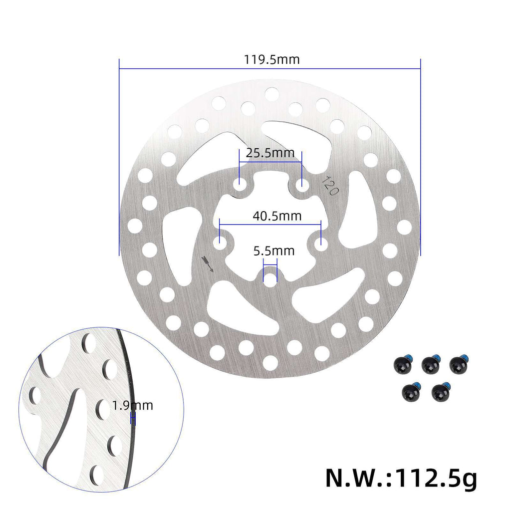 120 mm stabdžių diskas Xiaomi Pro / Pro 2 paspirtukams